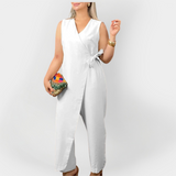 Teuta | Elegantan bezrukavni kombinezon