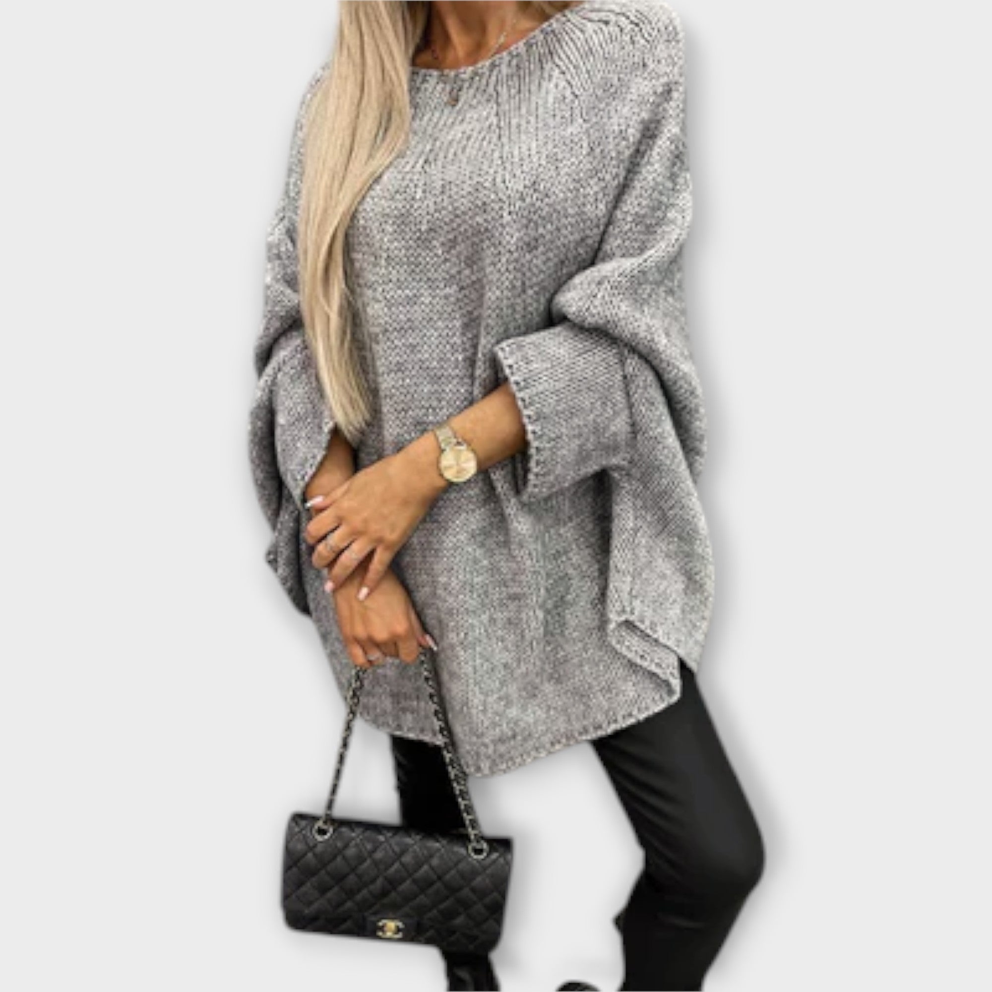 Tajna | Elegantni ženski pulover s okruglim izrezom
