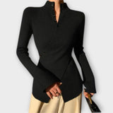 Mirna | Elegantna Slim Fit Pletena Majica