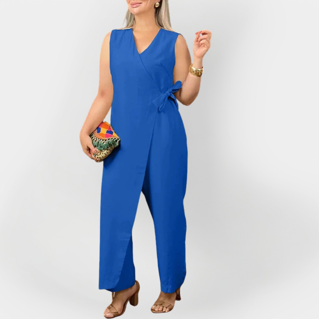 Teuta | Elegantan bezrukavni kombinezon