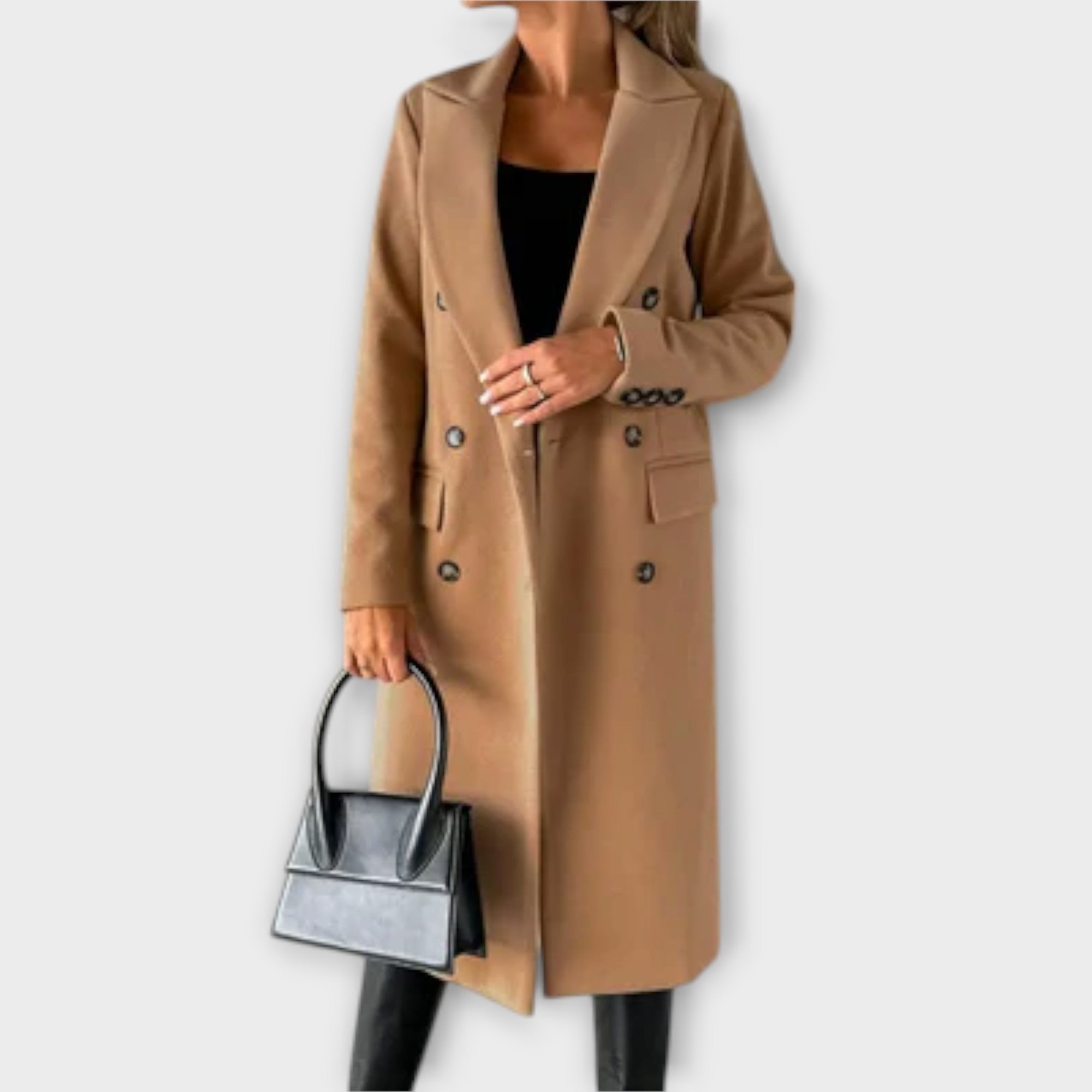 Darija | Elegantni kaput s pojasom