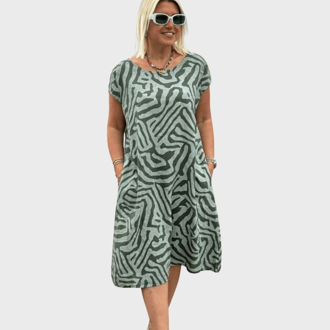 Ana™｜Elegantna i Svježa Ljetna Haljina - A minha loja