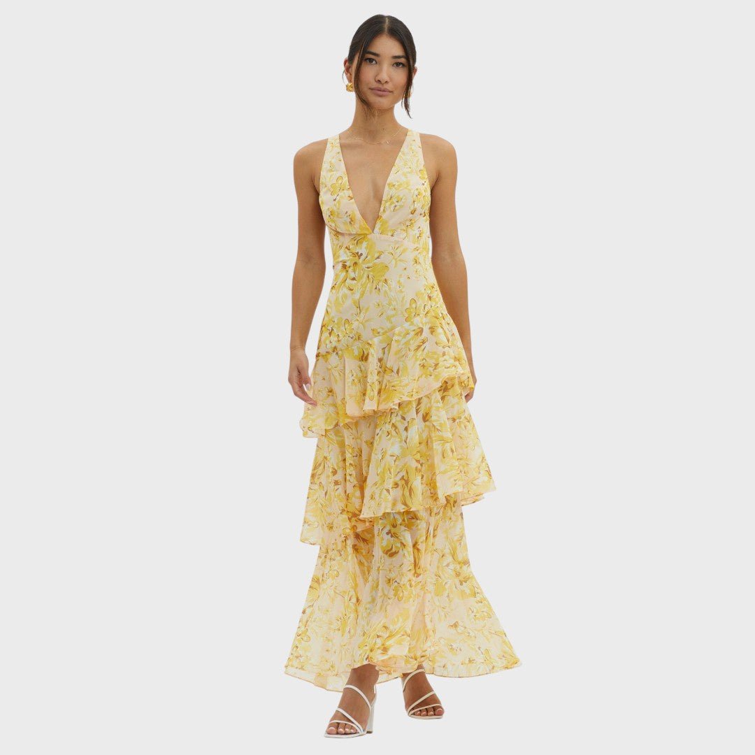 Anita | Bloom shift midi haljina - Mila Zagreb