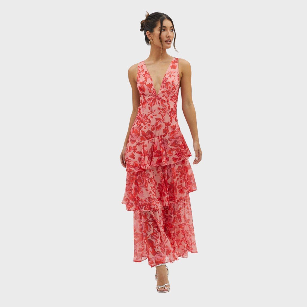 Anita | Bloom shift midi haljina - Mila Zagreb
