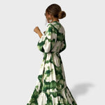 Birgitte - Emerald Bloom Maxi Dress - A minha loja