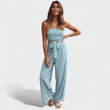Iva - Bohemian Backless Rompers Jumpsuit