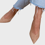 Gracija | Bež slingback cipele - Mula Zagreb