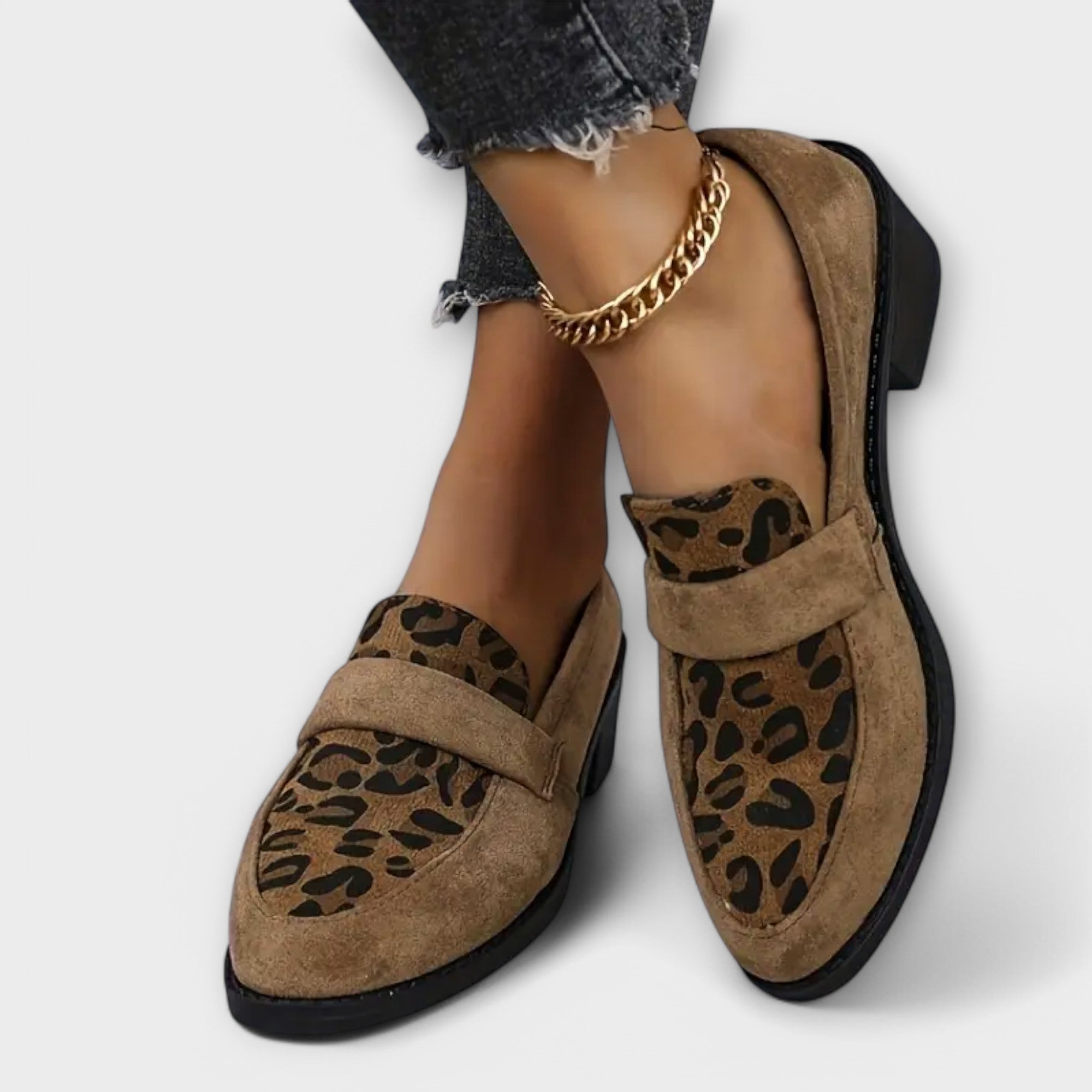 Karla - Elegantne ženske cipele s uzorkom od leopard - A minha loja