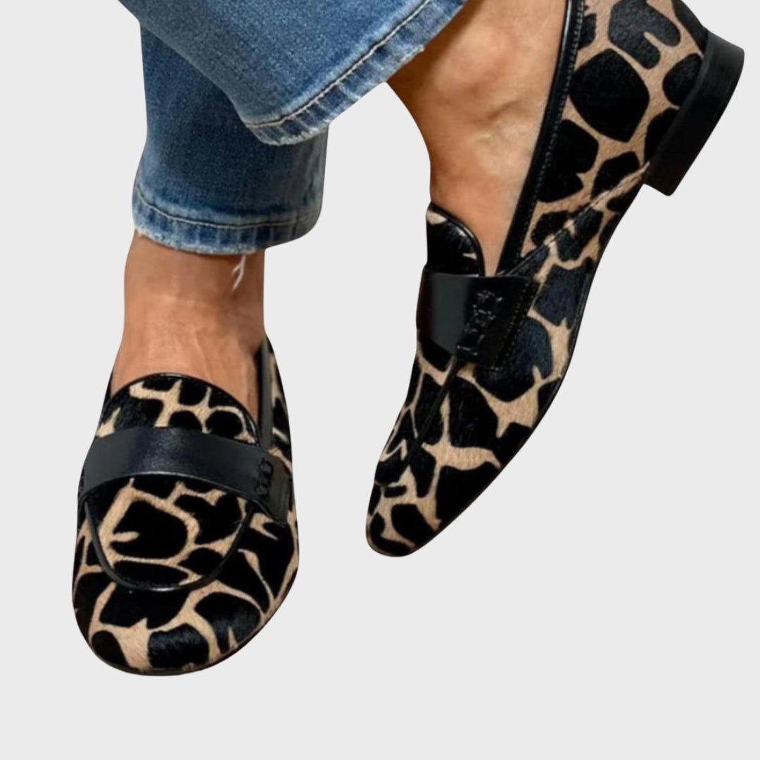 Klara™ – Mokasine s Uzorkom Svijetlog Leoparda - A minha loja
