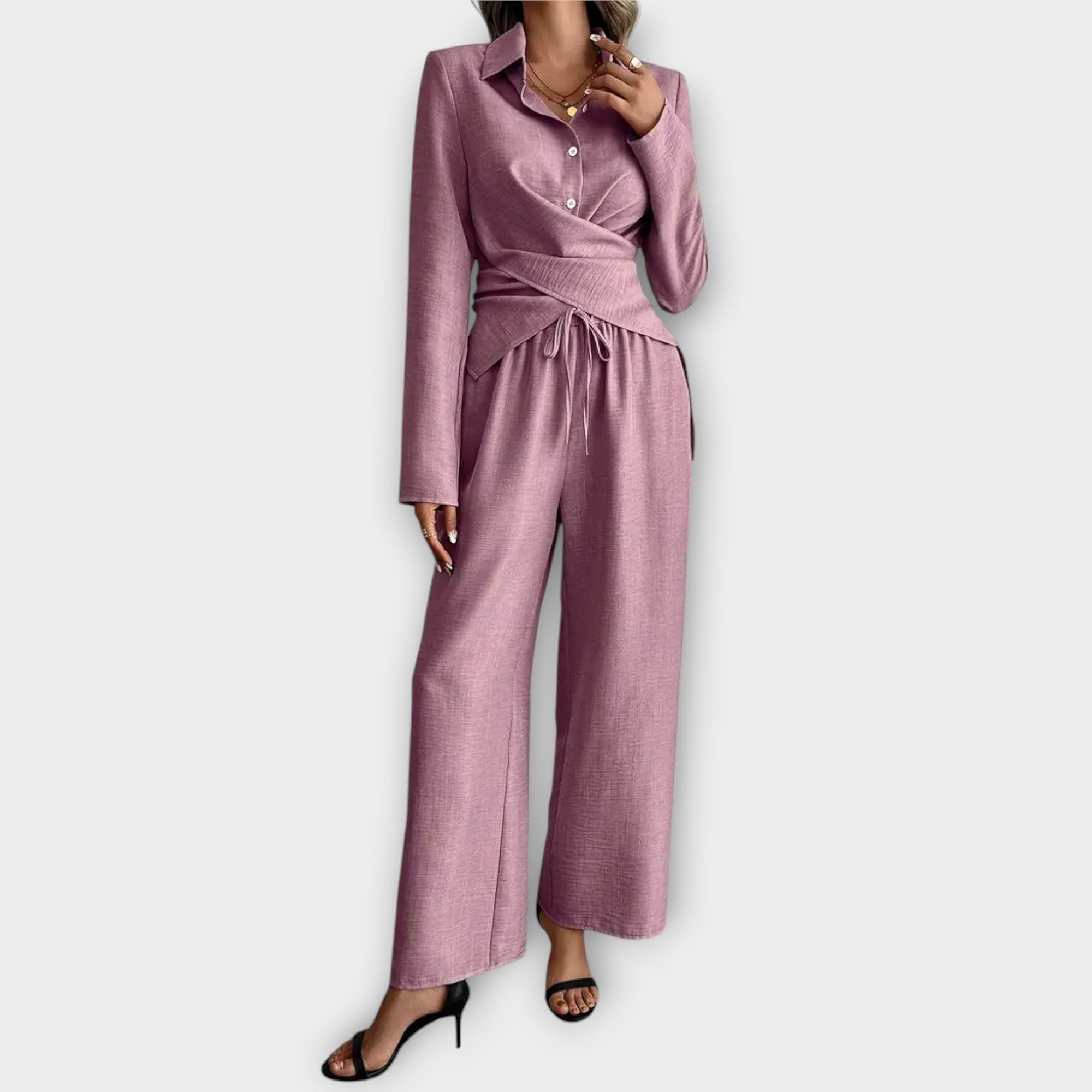 Livia - Elegantni Dvoslojni Set - A minha loja