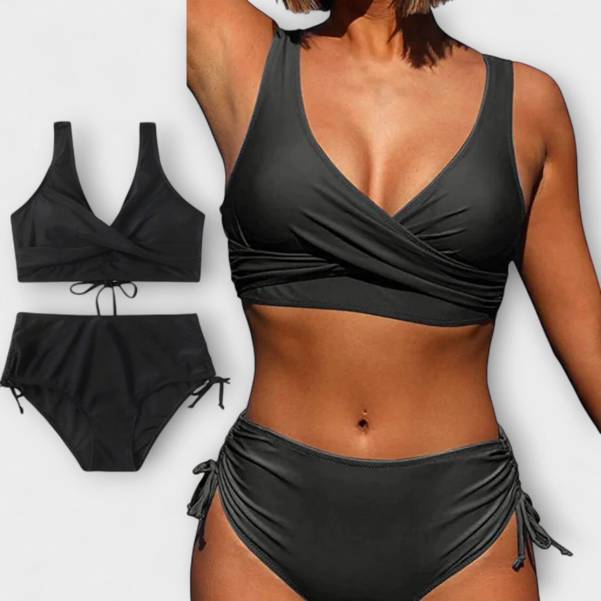 Moni - Stilni i 2 - slojeviti bikini komplet - A minha loja