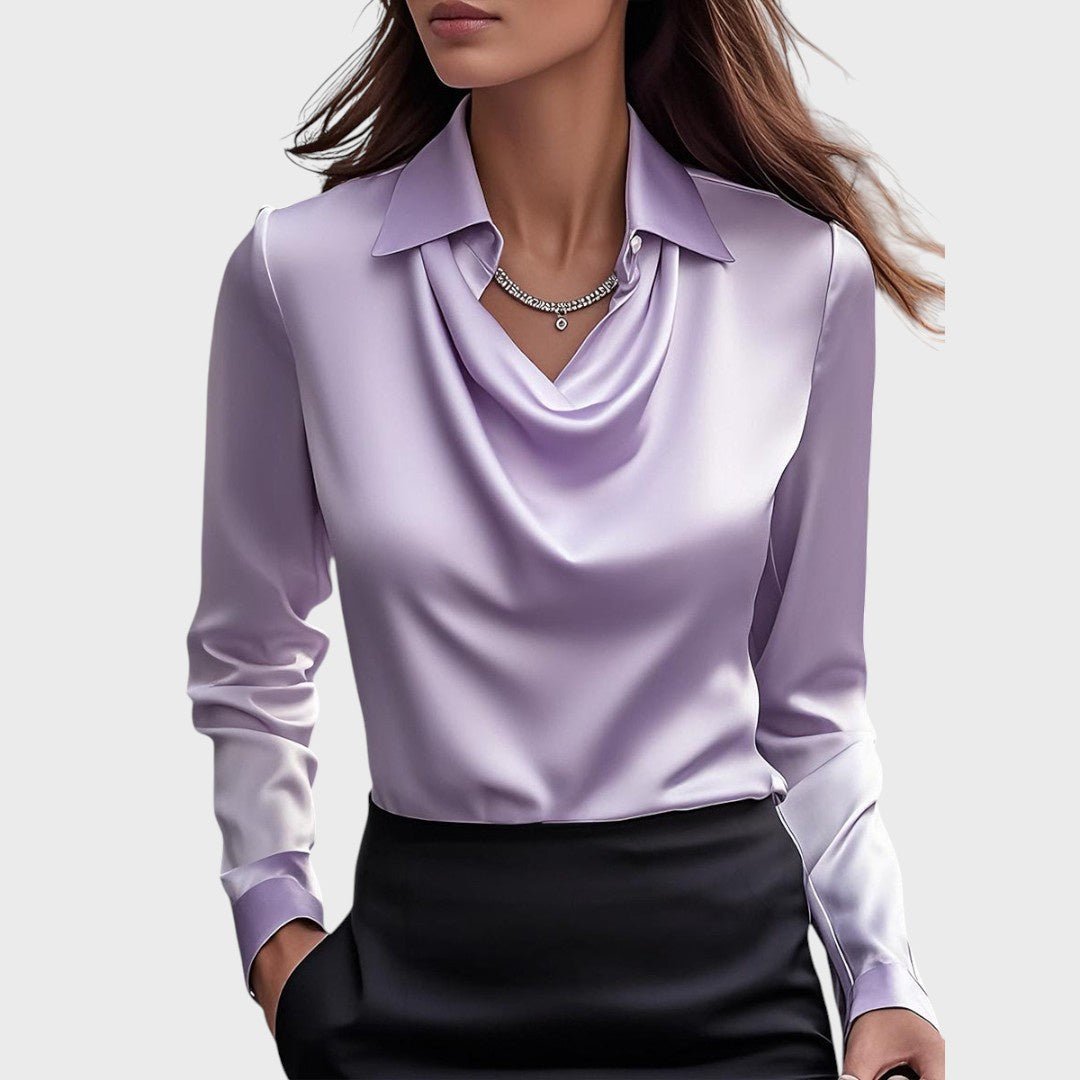 More | Elegantna bijela satenska bluza - Mila Zagreb