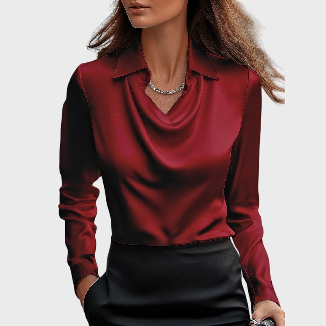 More | Elegantna bijela satenska bluza - Mila Zagreb