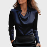More | Elegantna bijela satenska bluza - Mila Zagreb