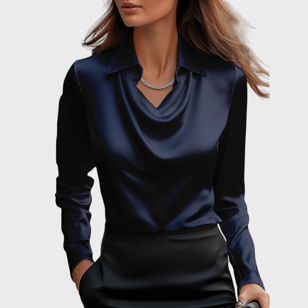 More | Elegantna bijela satenska bluza - Mila Zagreb