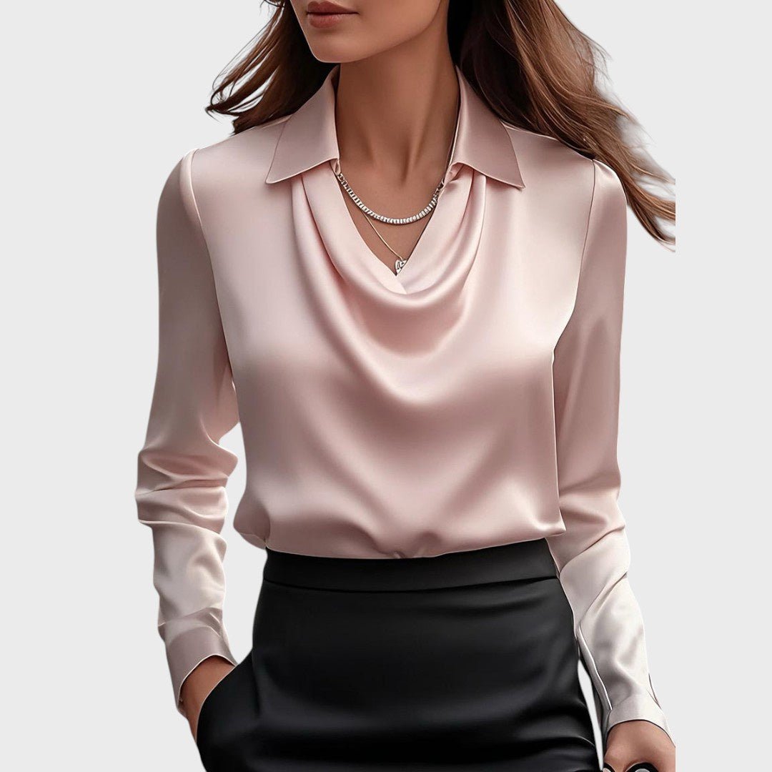 More | Elegantna bijela satenska bluza - Mila Zagreb