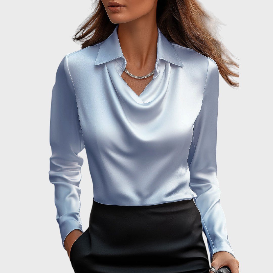 More | Elegantna bijela satenska bluza - Mila Zagreb