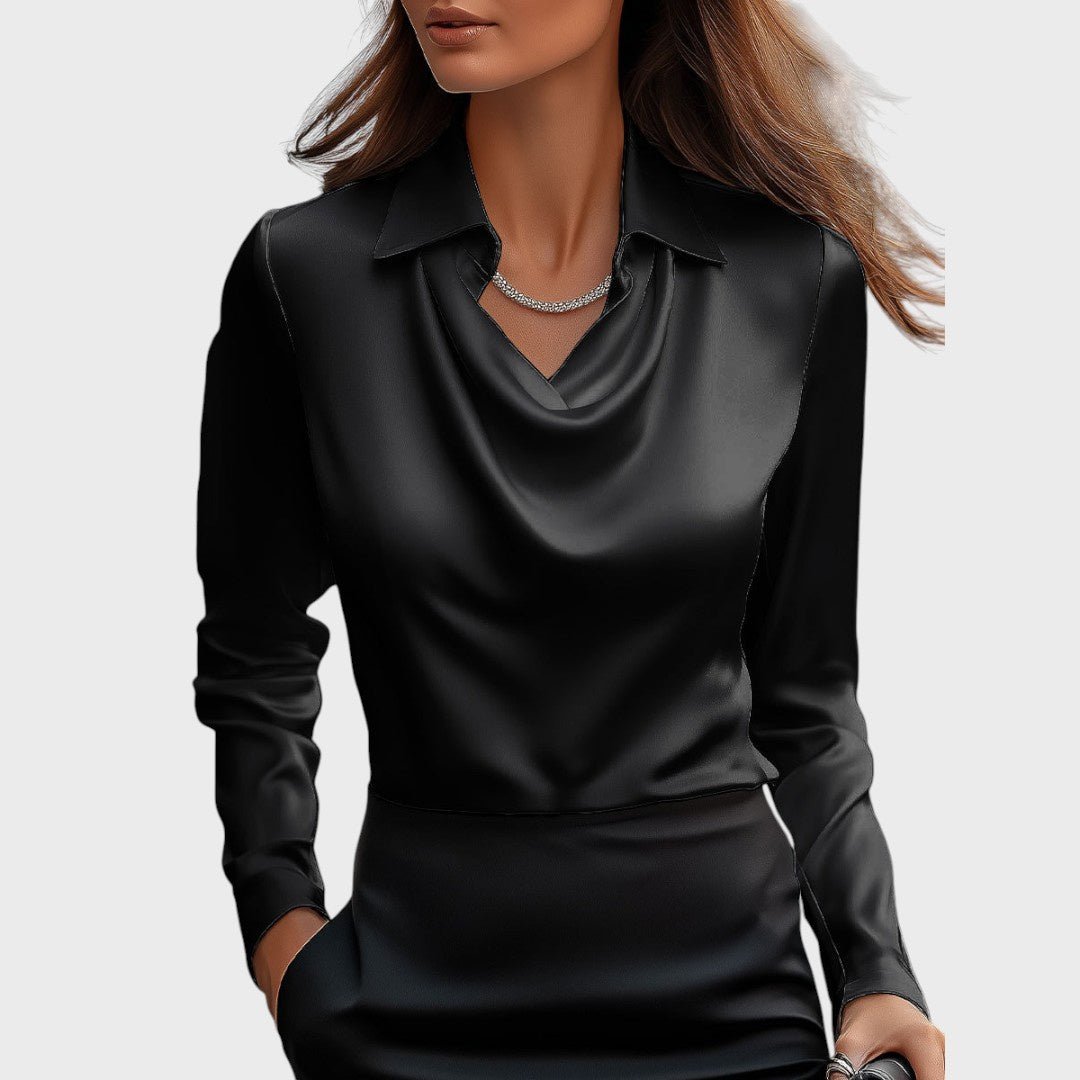 More | Elegantna bijela satenska bluza - Mila Zagreb