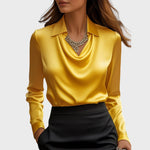 More | Elegantna bijela satenska bluza - Mila Zagreb