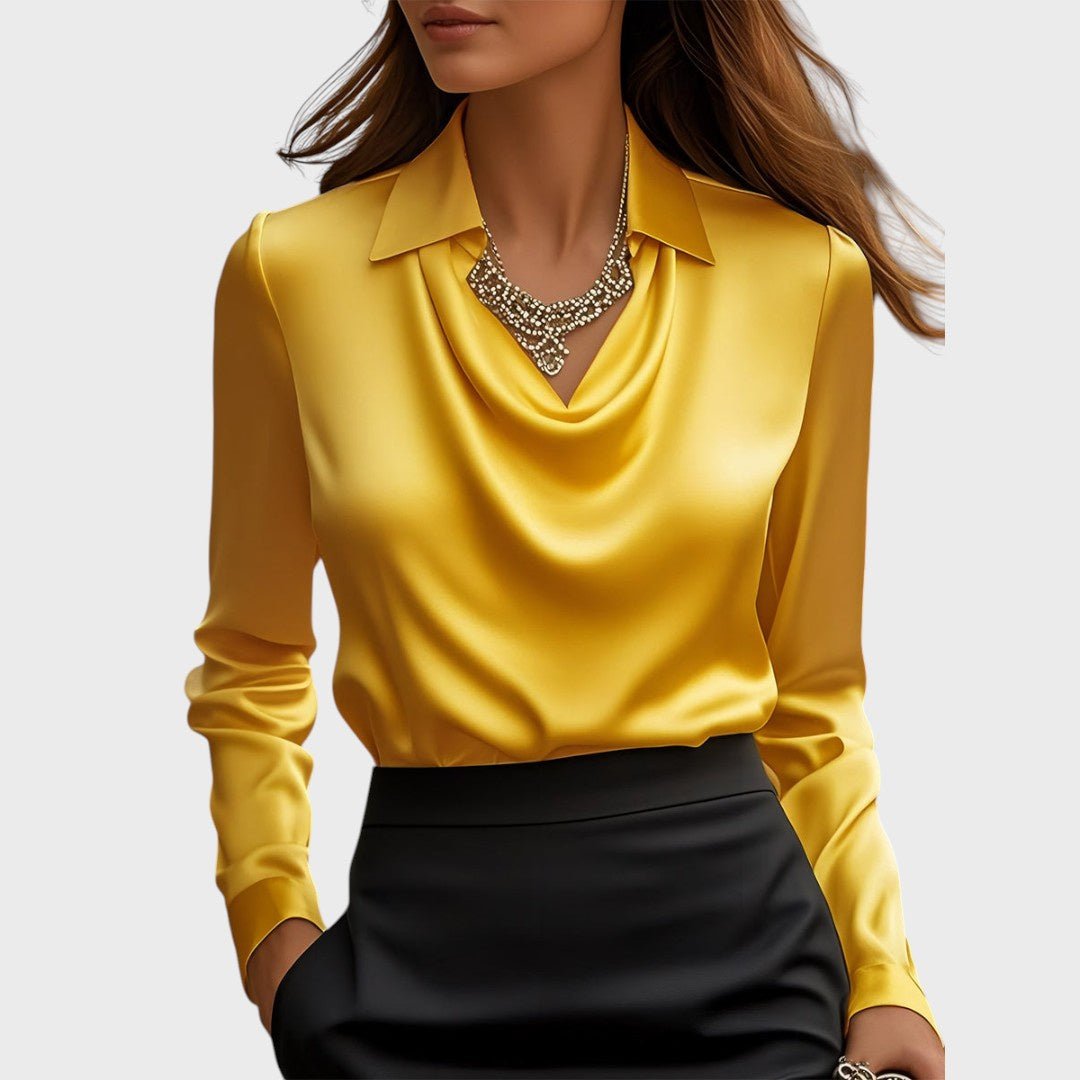 More | Elegantna bijela satenska bluza - Mila Zagreb