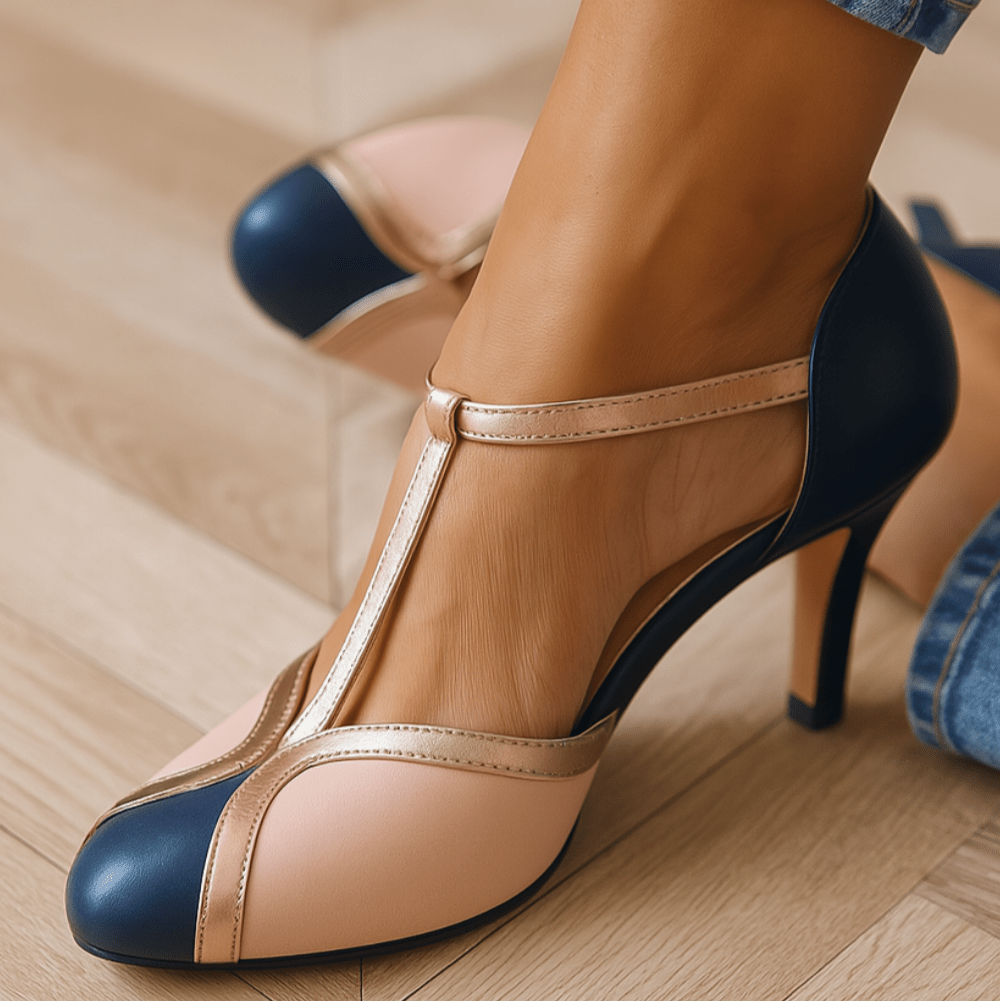 Rosini | Sandalias retro con tacón medio - Mila Zagreb
