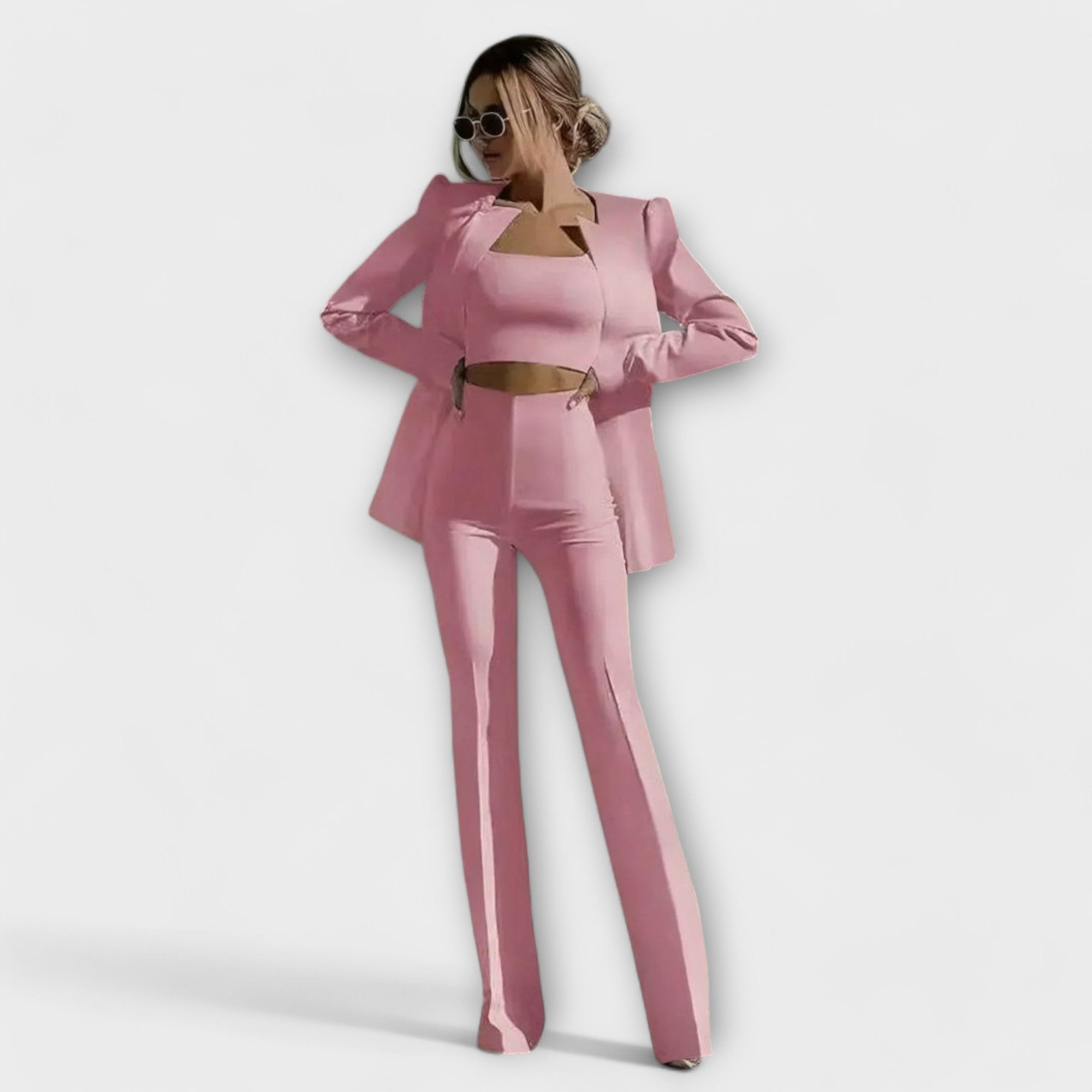 Selina - Stilni set od 3 komada (tails, top i hlače) - A minha loja