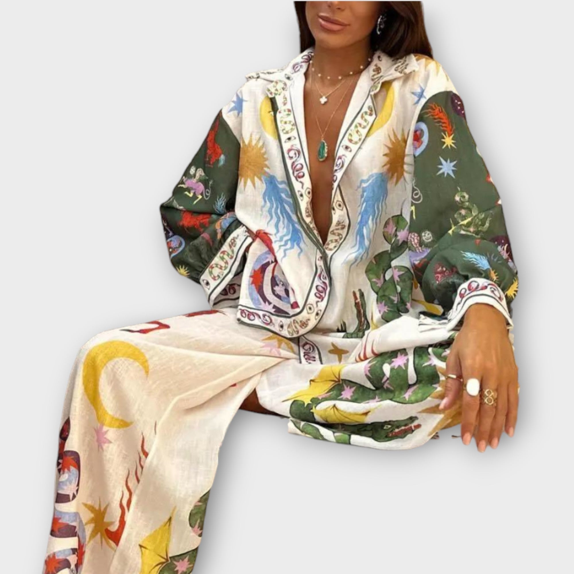 Stella - Elegantni dvodijelni ženski outfit - A minha loja