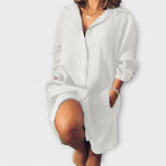 Udobna lanena bluza za svakodnevnu upotrebu - A minha loja